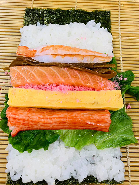 海鮮サラダ恵方巻